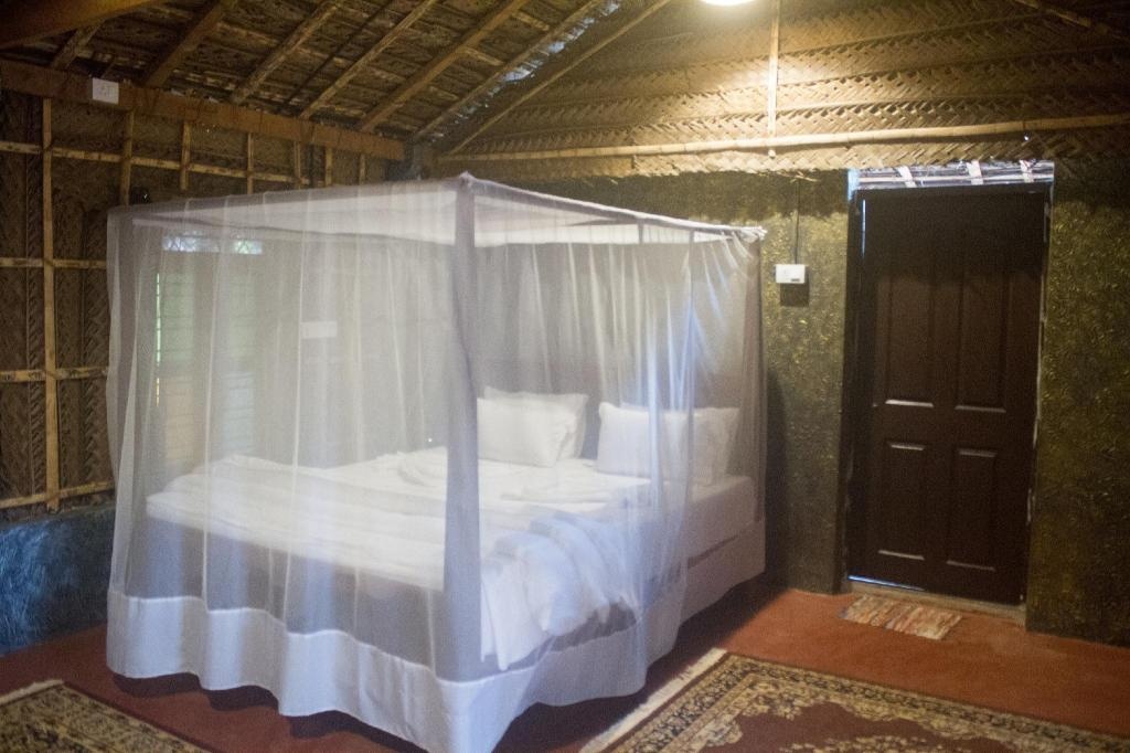 The Palm Trees Ayurvedic Resort Patnem  Rooms  Standard Hut Bed 13